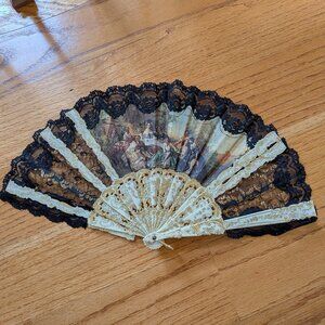 Awesome Vintage Victorian Style Spanish Fan